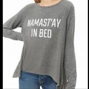 Grayson threads namastay in bed gray long sleeve